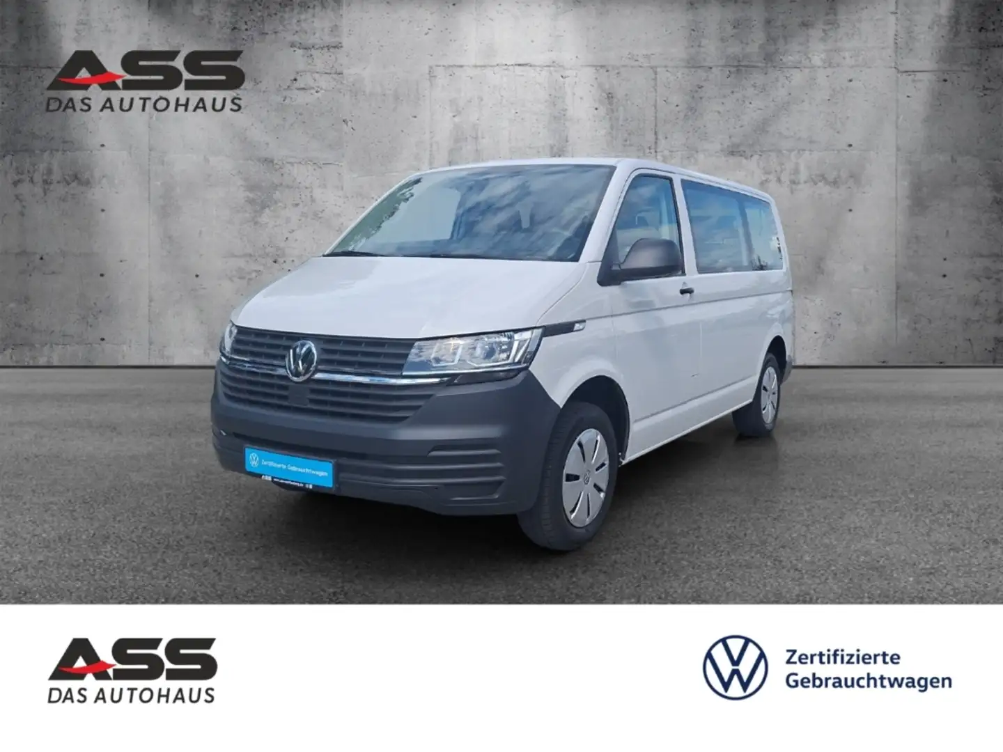 Volkswagen Transporter 2.0 TDI EU6d Kombi FWD DAB Klima 9-Sitzer Weiß - 1
