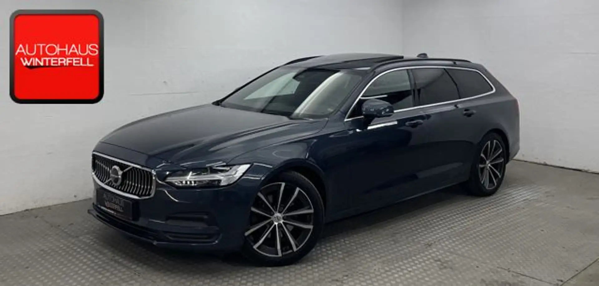Volvo V90 B4 D PANORAMA+MEMORY+STANDHZG+GOOGLE+ACC+ Blau - 1