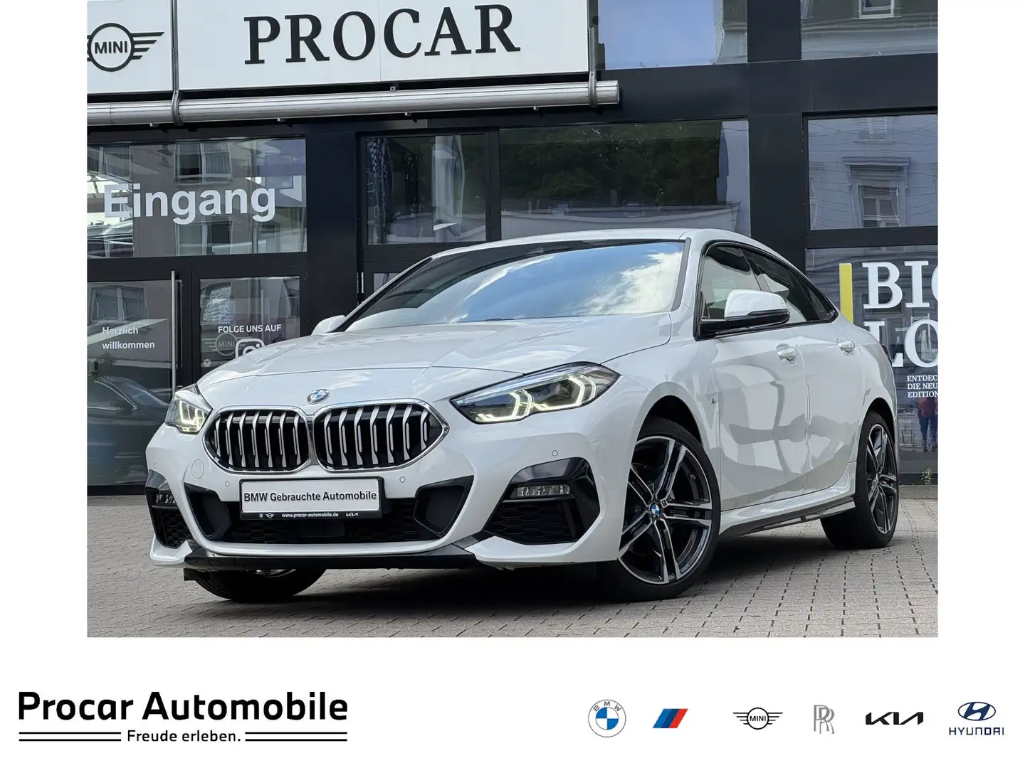 BMW 218 i M Sport LED LC Prof. Navi DAB PDC Shz Weiß - 1