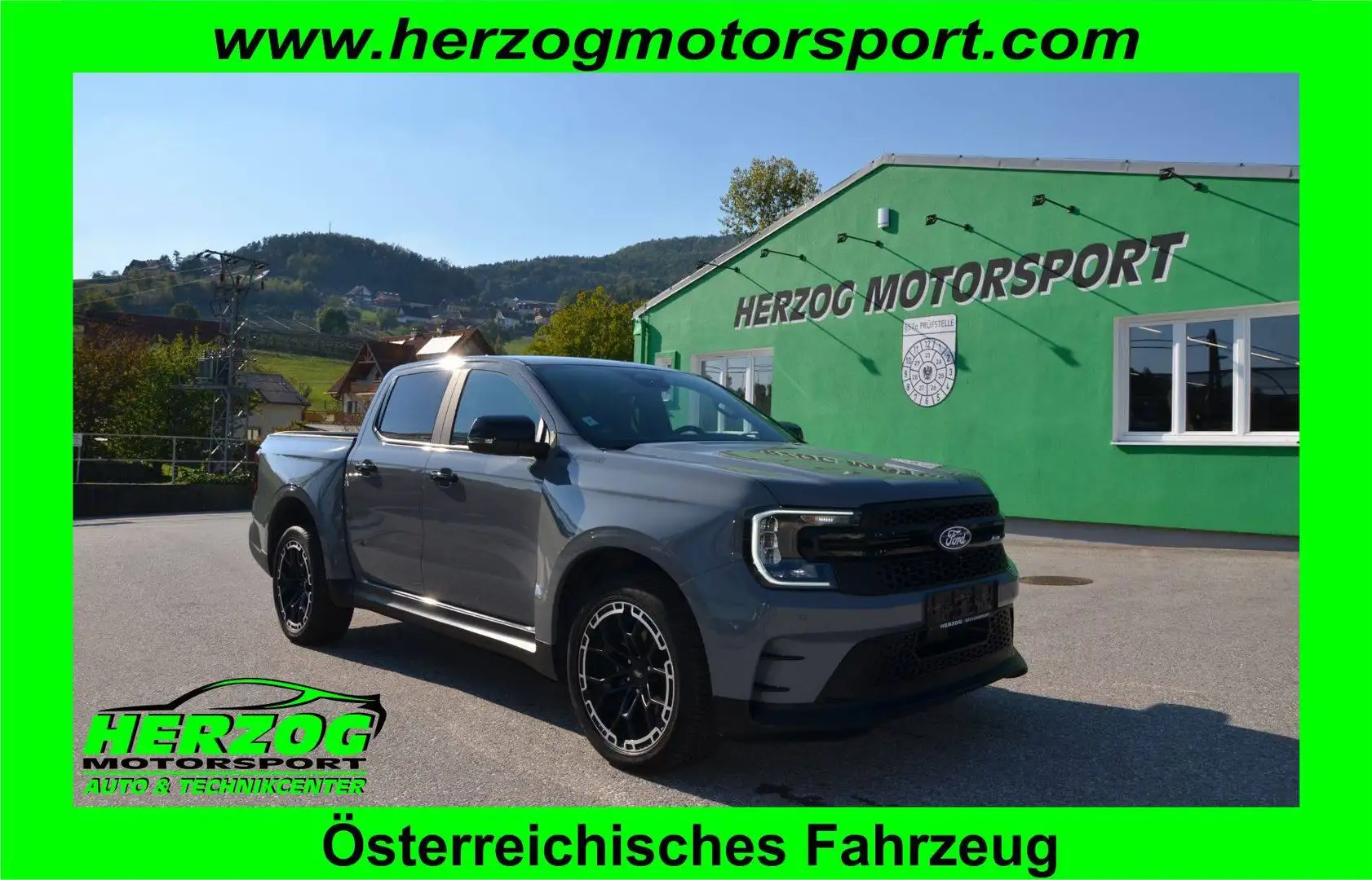 Ford Ranger Ranger DOKA. MS-RT Wildtrak 4WD 3,0 Aut. LED AHV 1.BESITZ Grau - 1