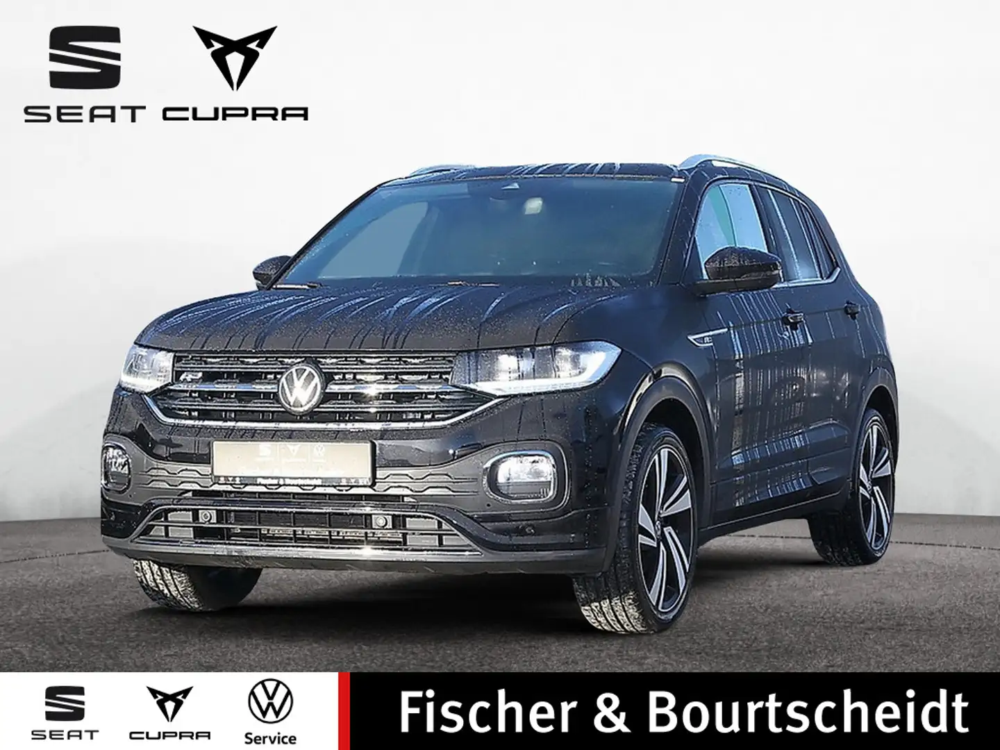 Volkswagen T-Cross 1.5 TSI R-Line DSG NAVI VIRT LED PDC Schwarz - 1