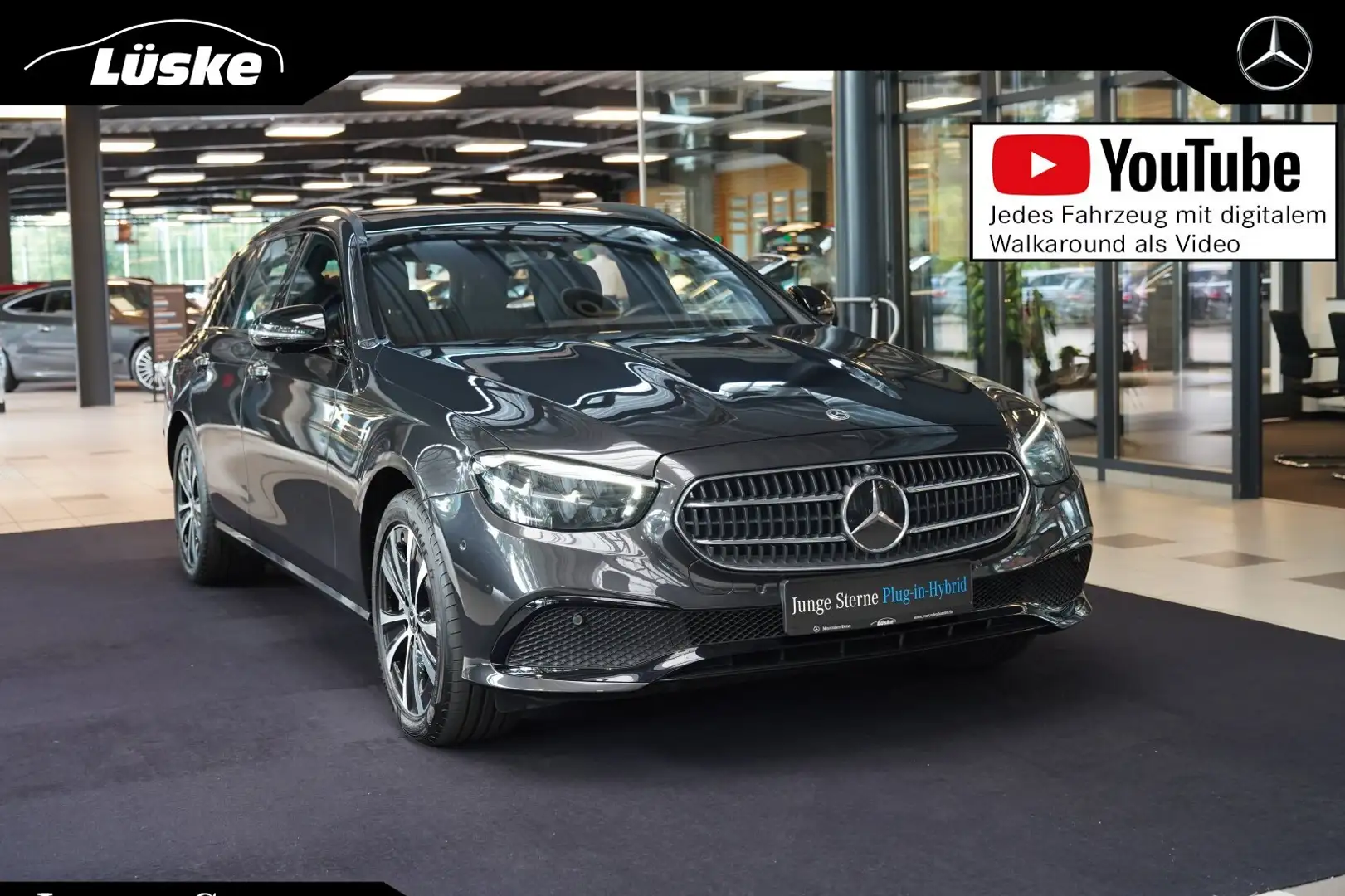 Mercedes-Benz E 300 E 300 de T 4M AVANTGARDE Burmester Fahrassistenz Gris - 1