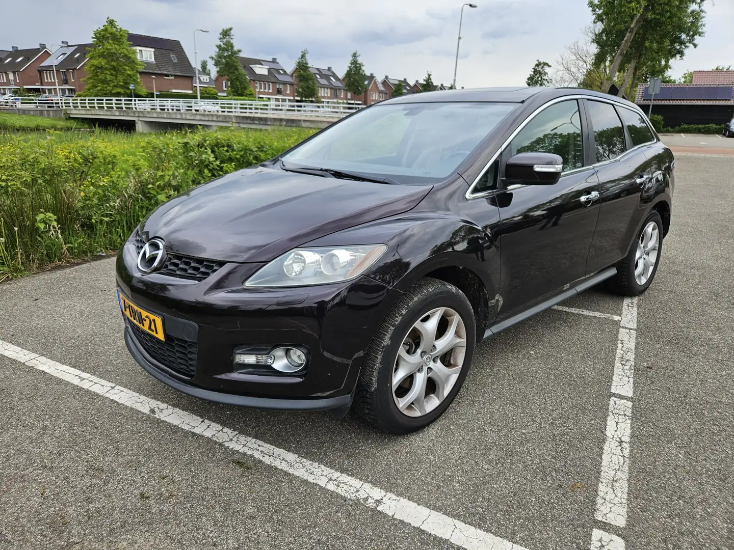Mazda CX-7 2.3 Turbo Touring Motor Schade, Rijbaar, Engine da Braun - 1