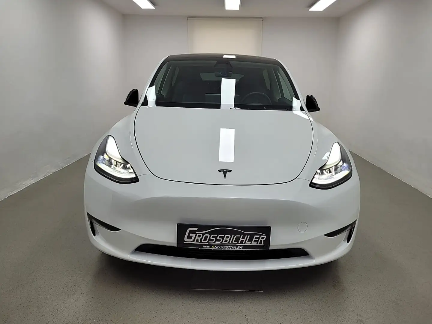 Tesla Model Y Lon Range AWD netto32.125,-leasingfähig+AHK+Allrad Weiß - 2