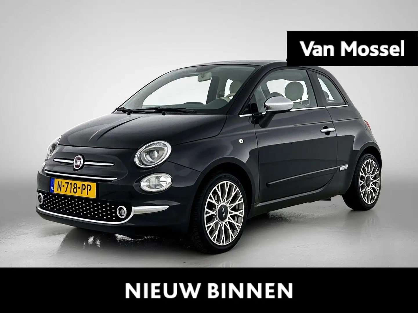 Fiat 500C 1.2 Popstar Zwart - 1