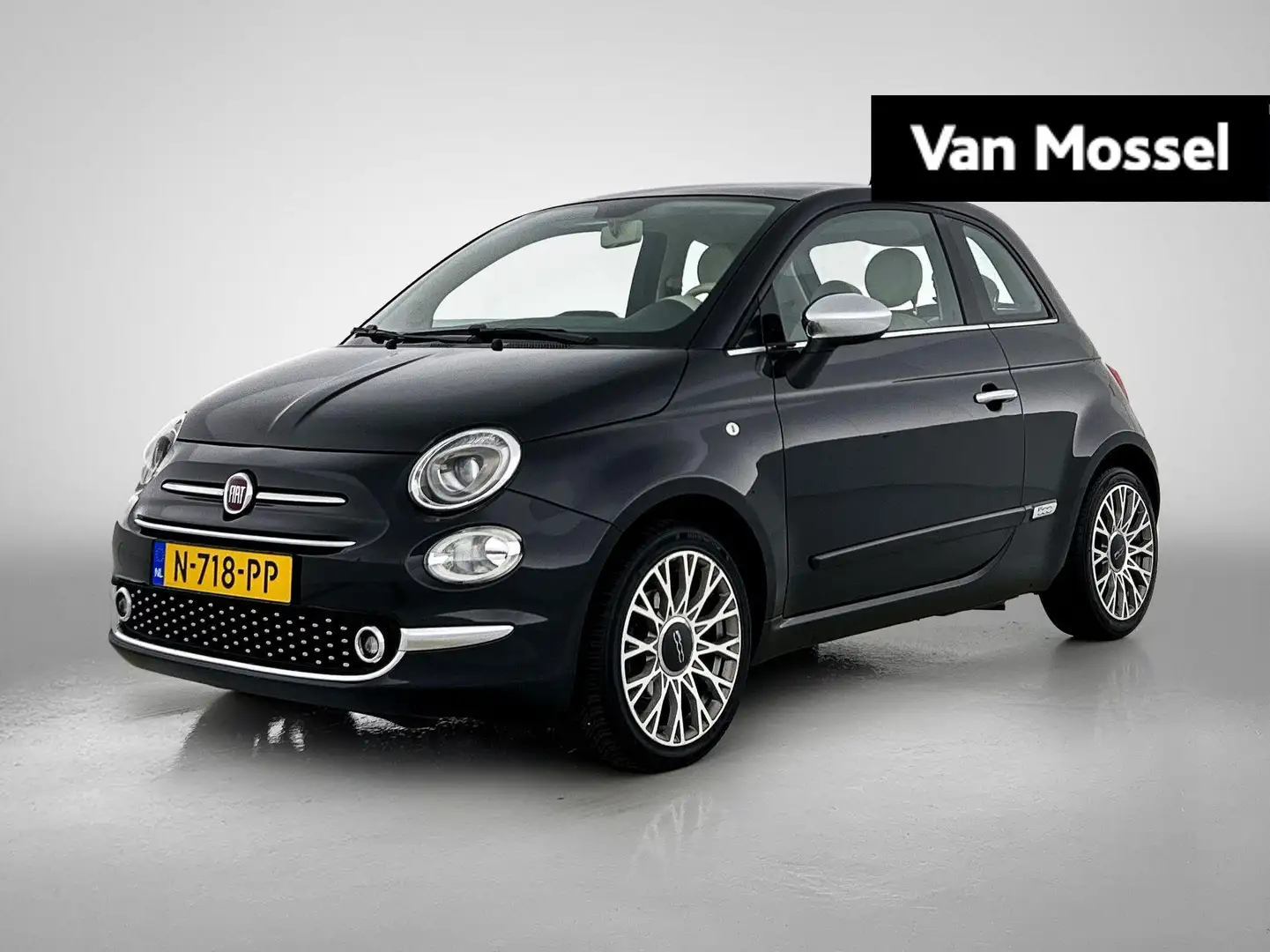 Fiat 500C 1.2 Popstar Zwart - 1