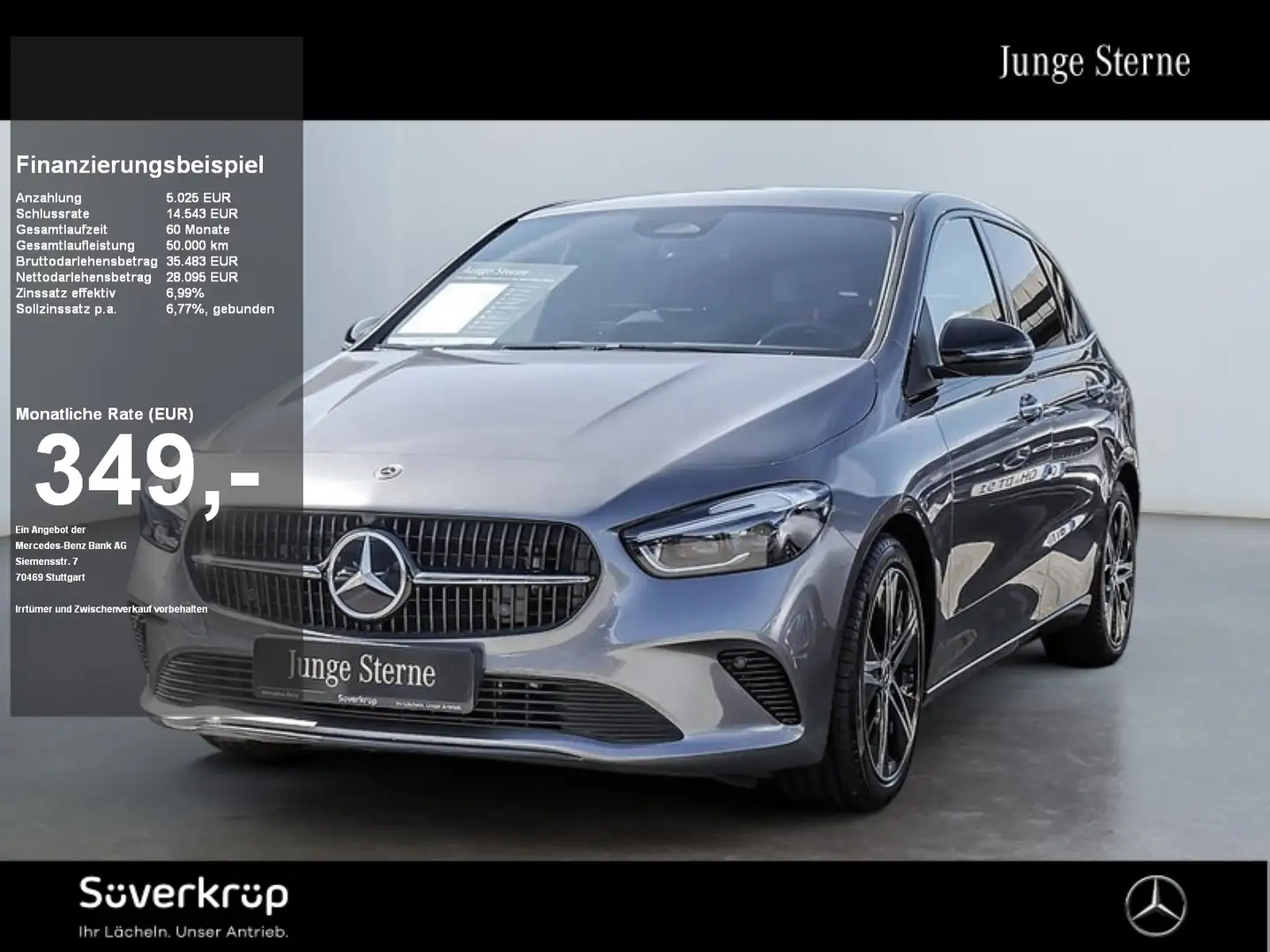 Mercedes-Benz B 200 NIGHT PROGRESSIVE MULTI AHK DISTR KAMERA Grijs - 1