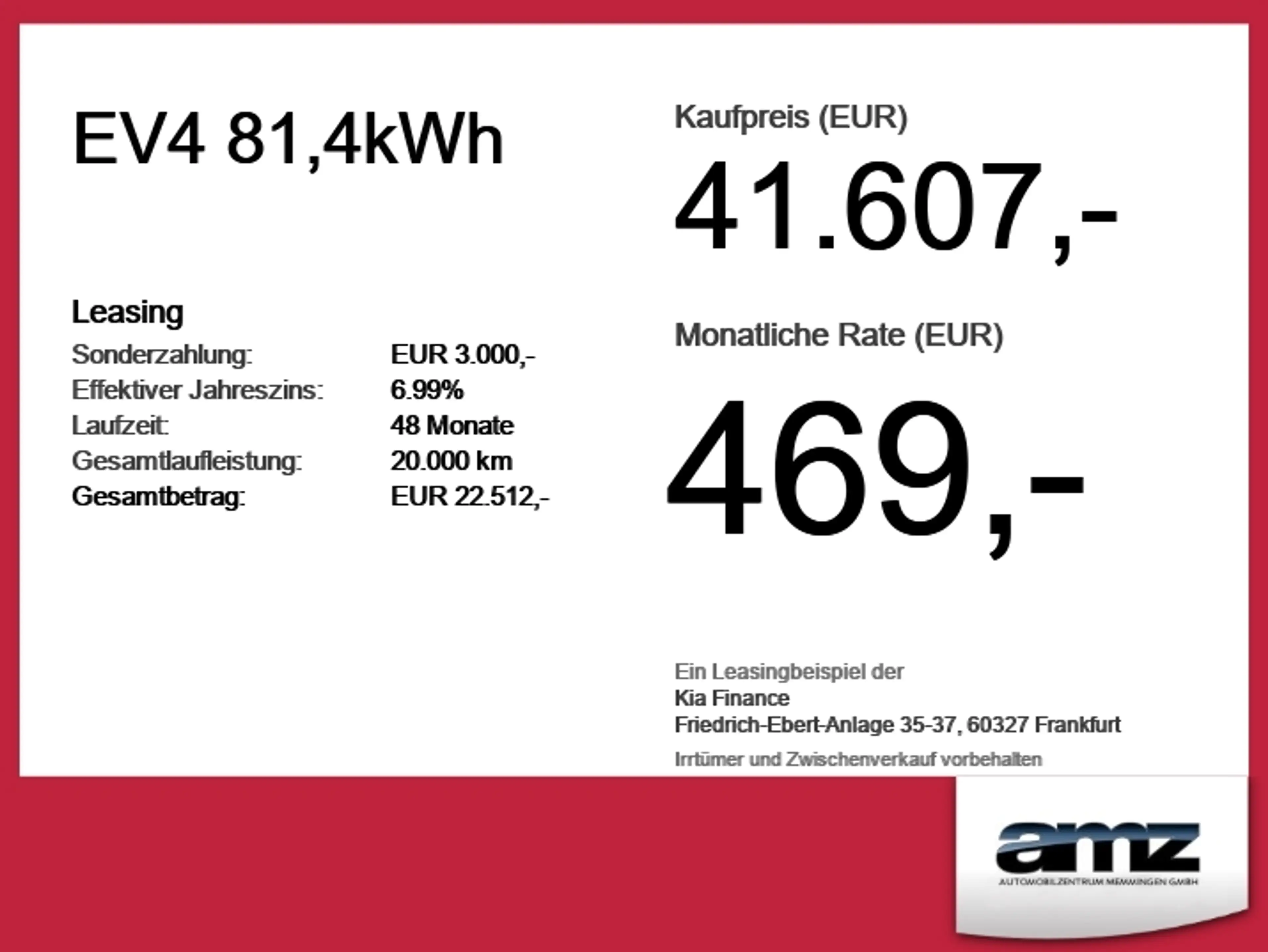 Kia EV4 81,4kWh 360°GradKamera+Gewerbekundenangebot — photo 6