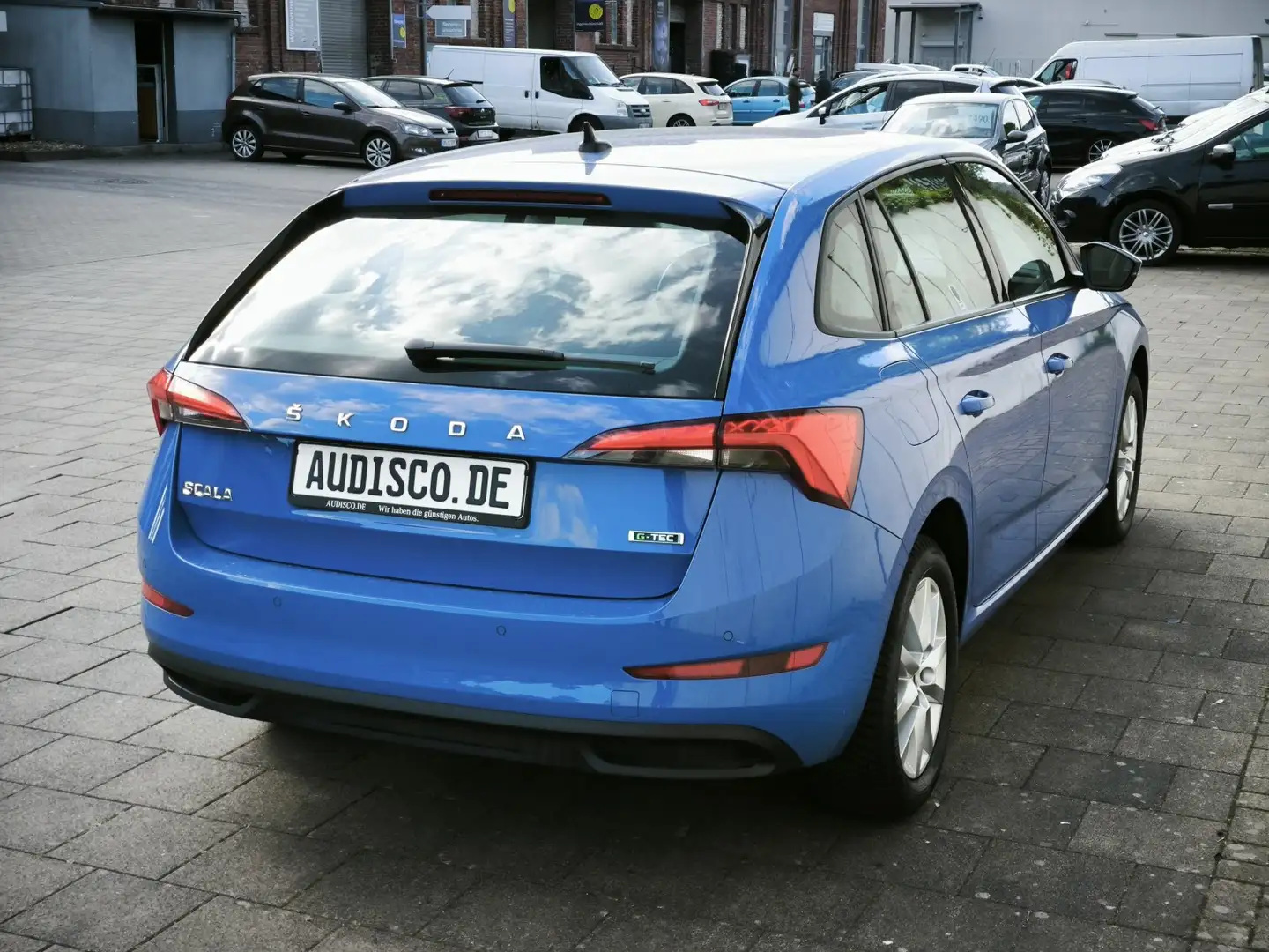 Skoda Scala 1.0TGI G-Tec Ambition LED PDC Scheckheft Blau - 1