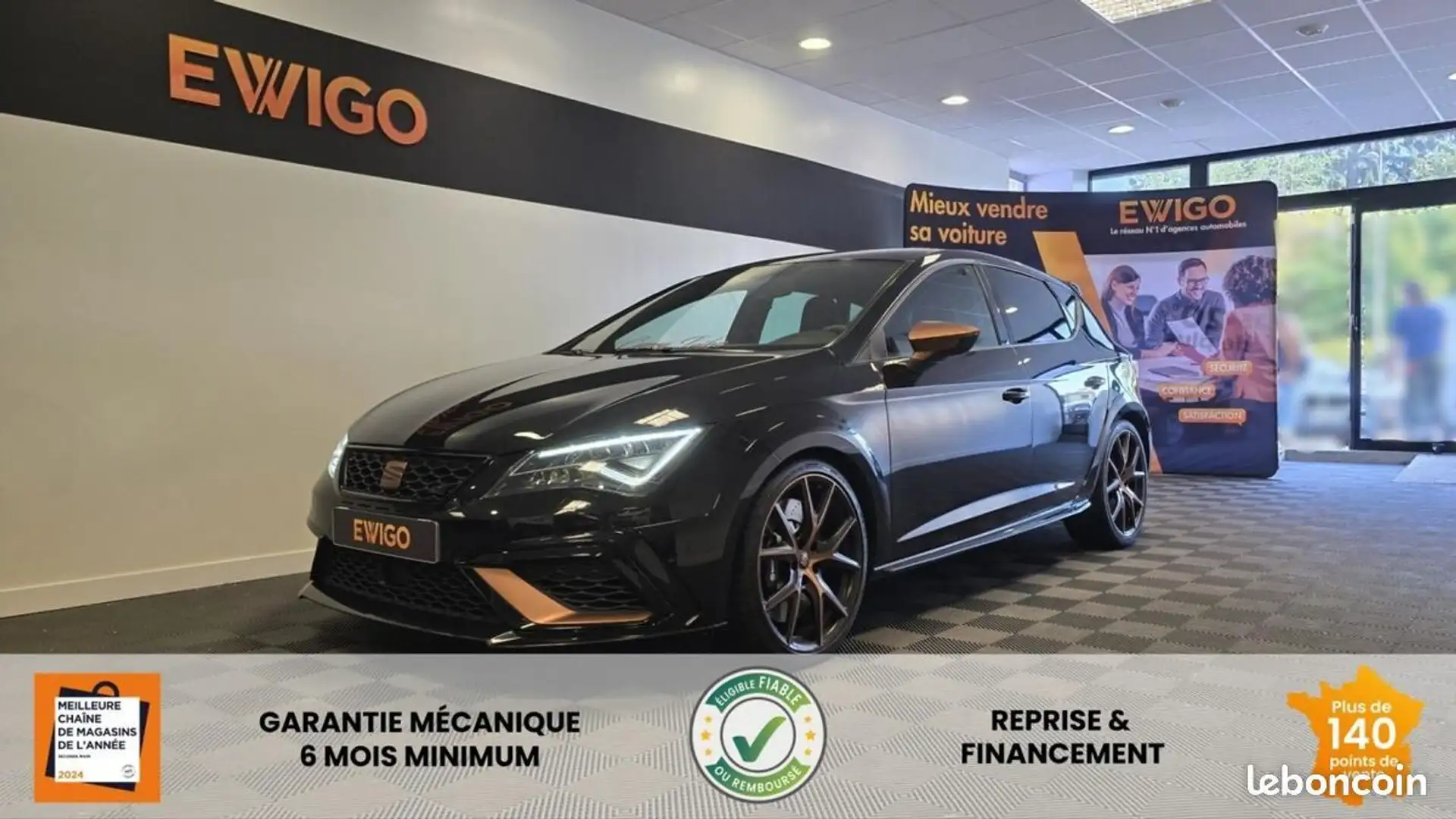 SEAT Leon 3 CUPRA R 310ch + NUMERO 052-799 SUIVI Noir - 1
