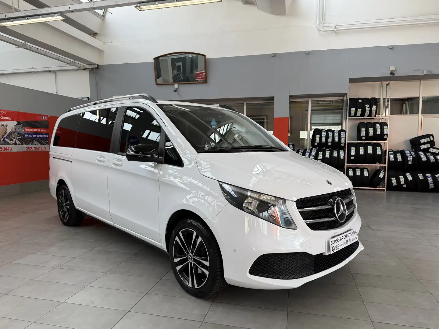 Mercedes-Benz V 220 Classe V - Long Long 220 d Executive auto Weiß - 2