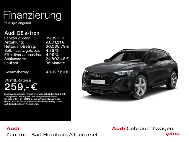 Audi Q8 e-tron Advanced 50 quattro S line*Navi*LED*Al