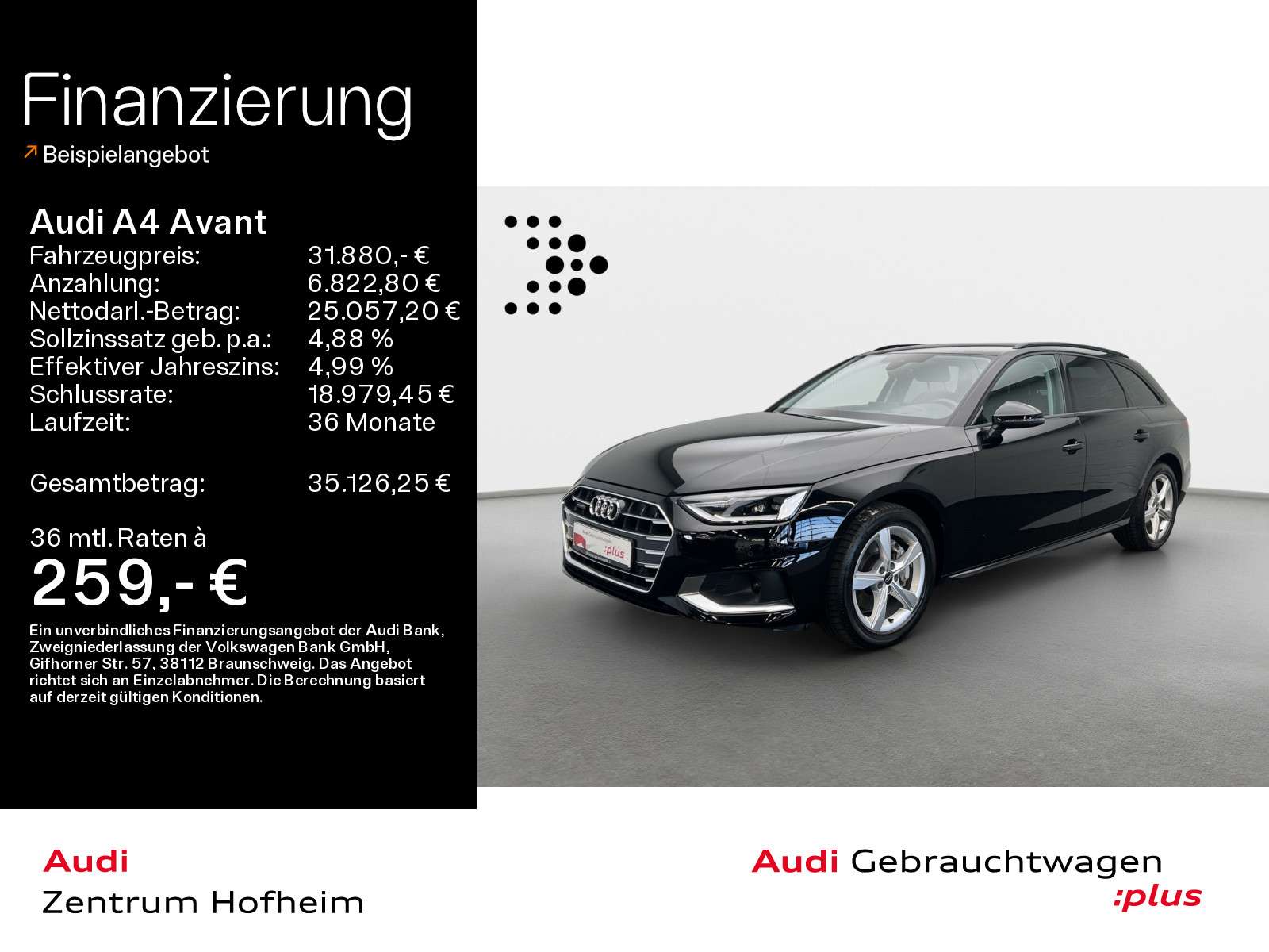 Second hand Audi A4 2.0