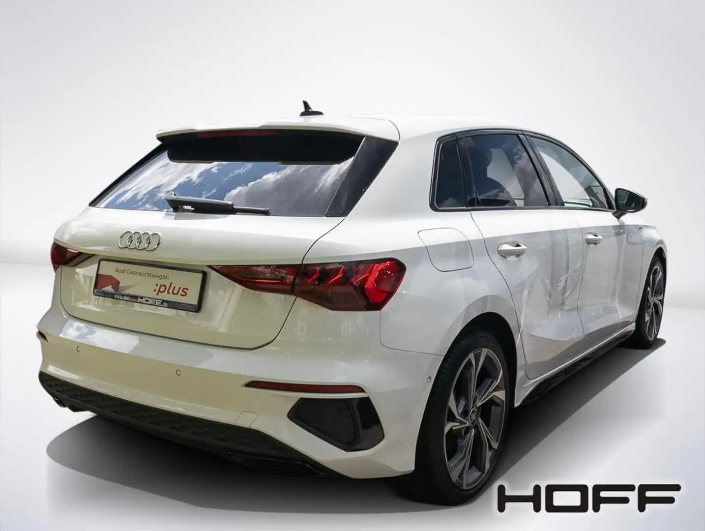 Audi A3 30 TFSI S line Leder LED 18 Zoll SH Klima Weiß - 2