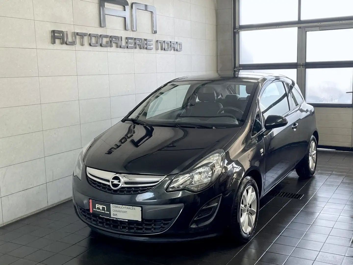 Opel Corsa D Energy 1.Hand+Teilleder+Klima+Tempomat Schwarz - 2