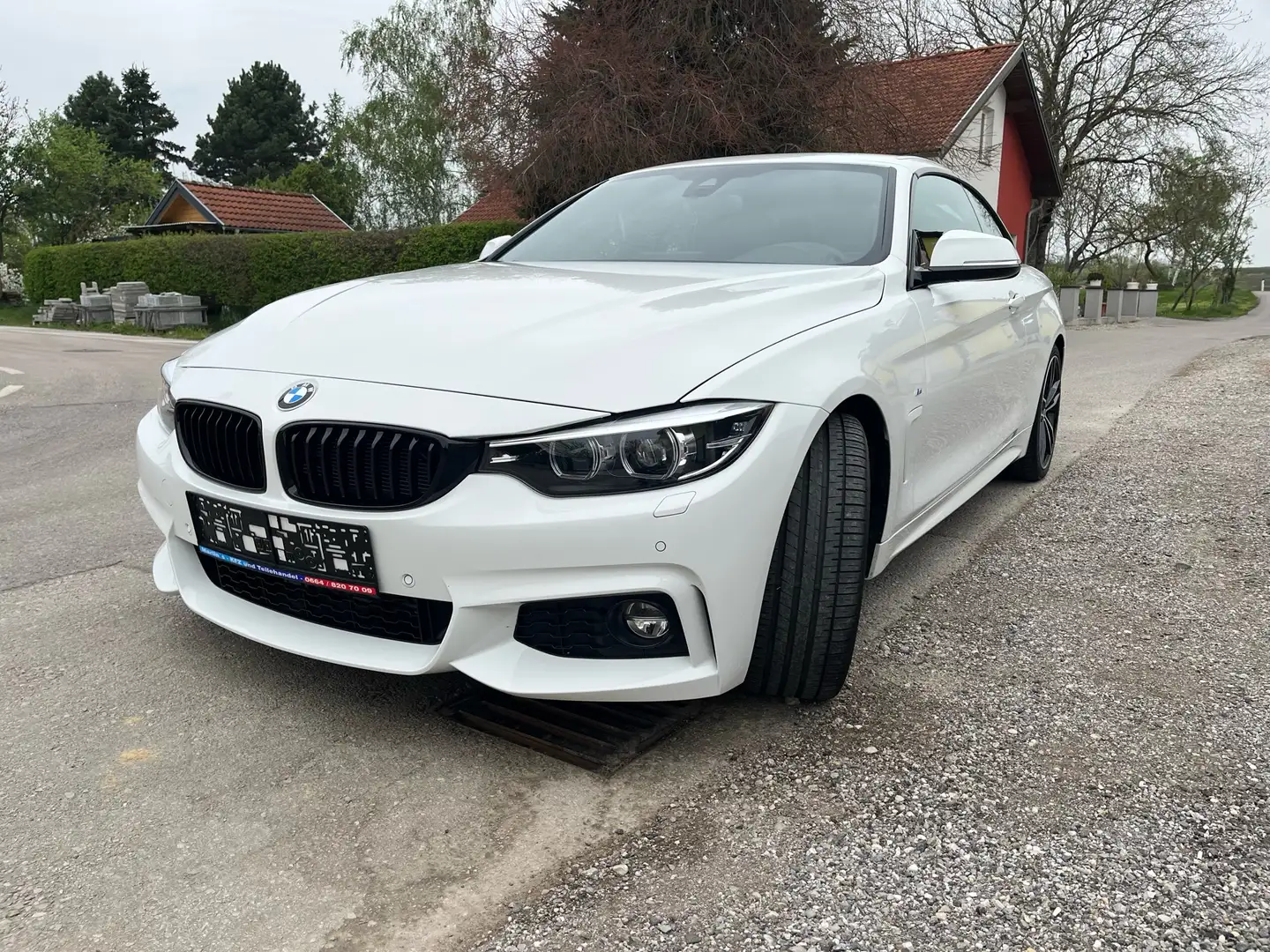 BMW 420 420d Cabrio M-Paket 24000km Weiß - 1