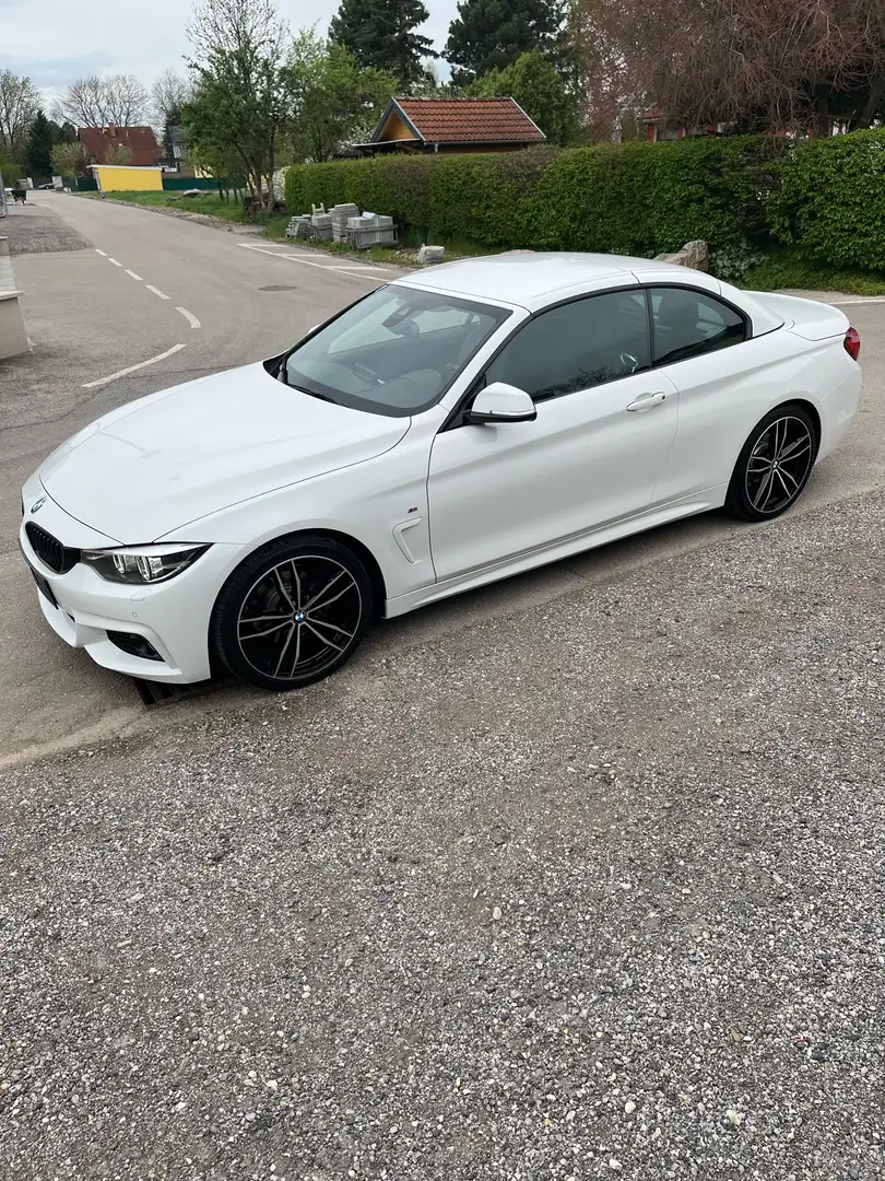 BMW 420 420d Cabrio M-Paket 24000km Weiß - 2