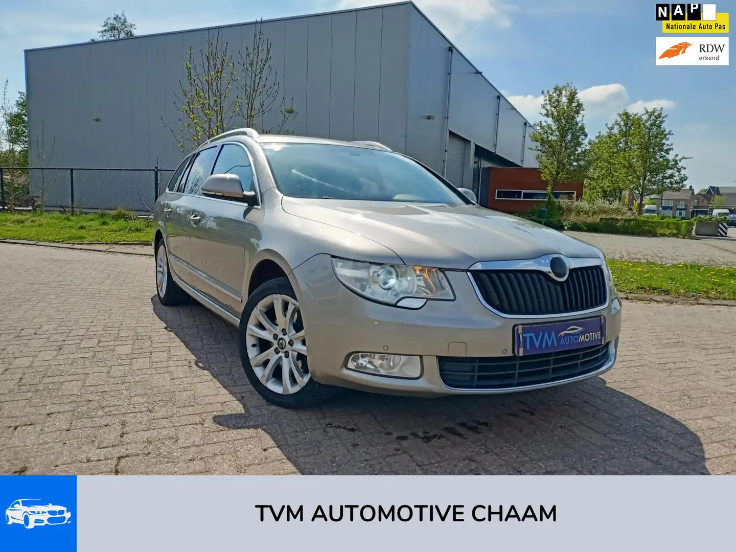 Skoda Superb Combi 1.8 TSI Elegance Business Line AUTOMAAT AIRC Bej - 1