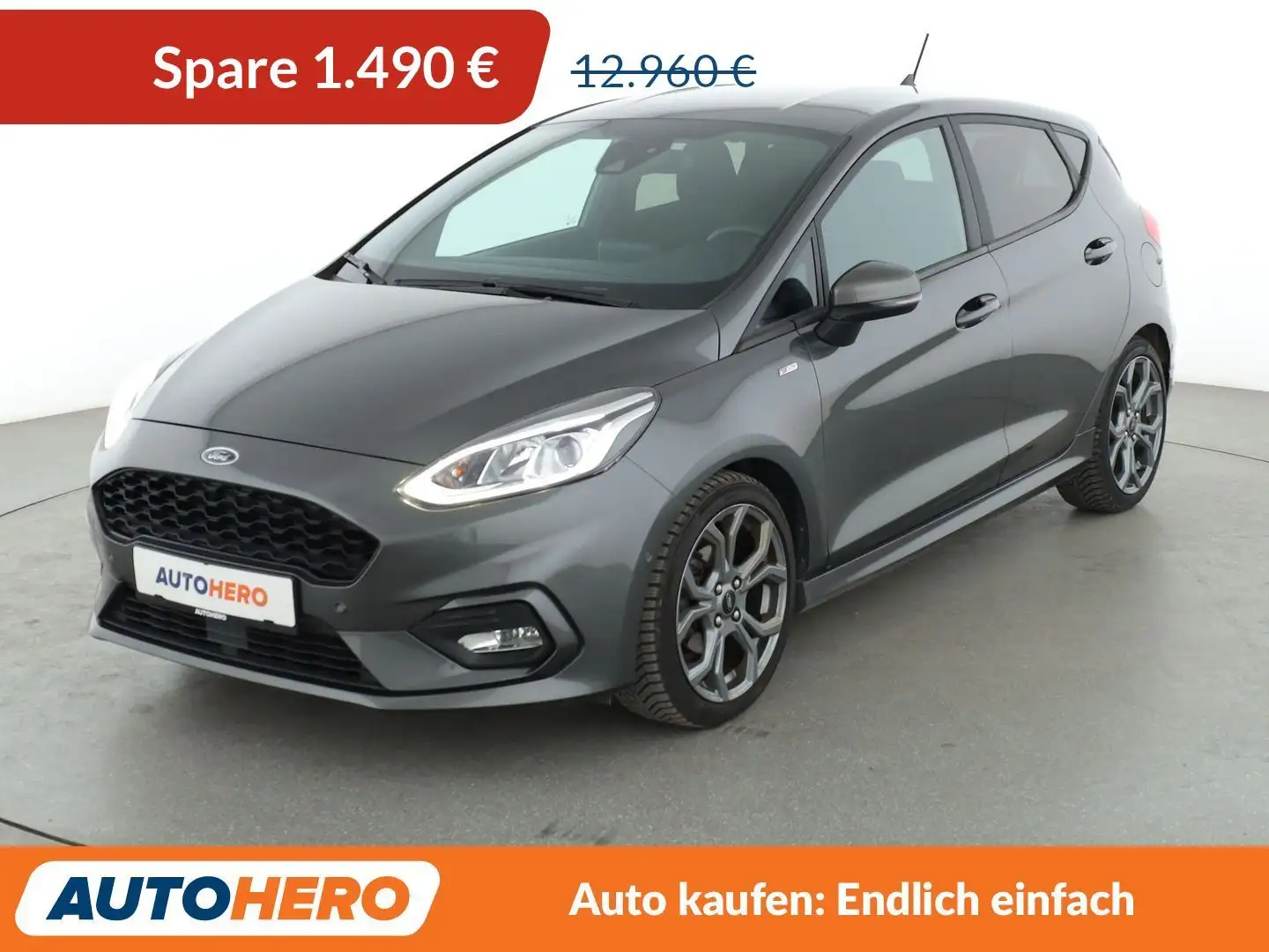 Ford Fiesta 1.0 EcoBoost ST-Line *NAVI*ACC*PDC*SHZ*KLIMA* Grau - 1