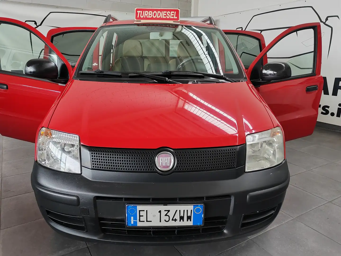 Fiat Panda 1.3 mj 4 posti Rosso - 2