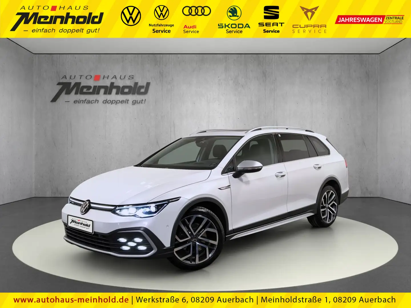Volkswagen Golf Variant Alltrack 2.0 TDI DSG 4M, DCC, Dach Weiß - 1