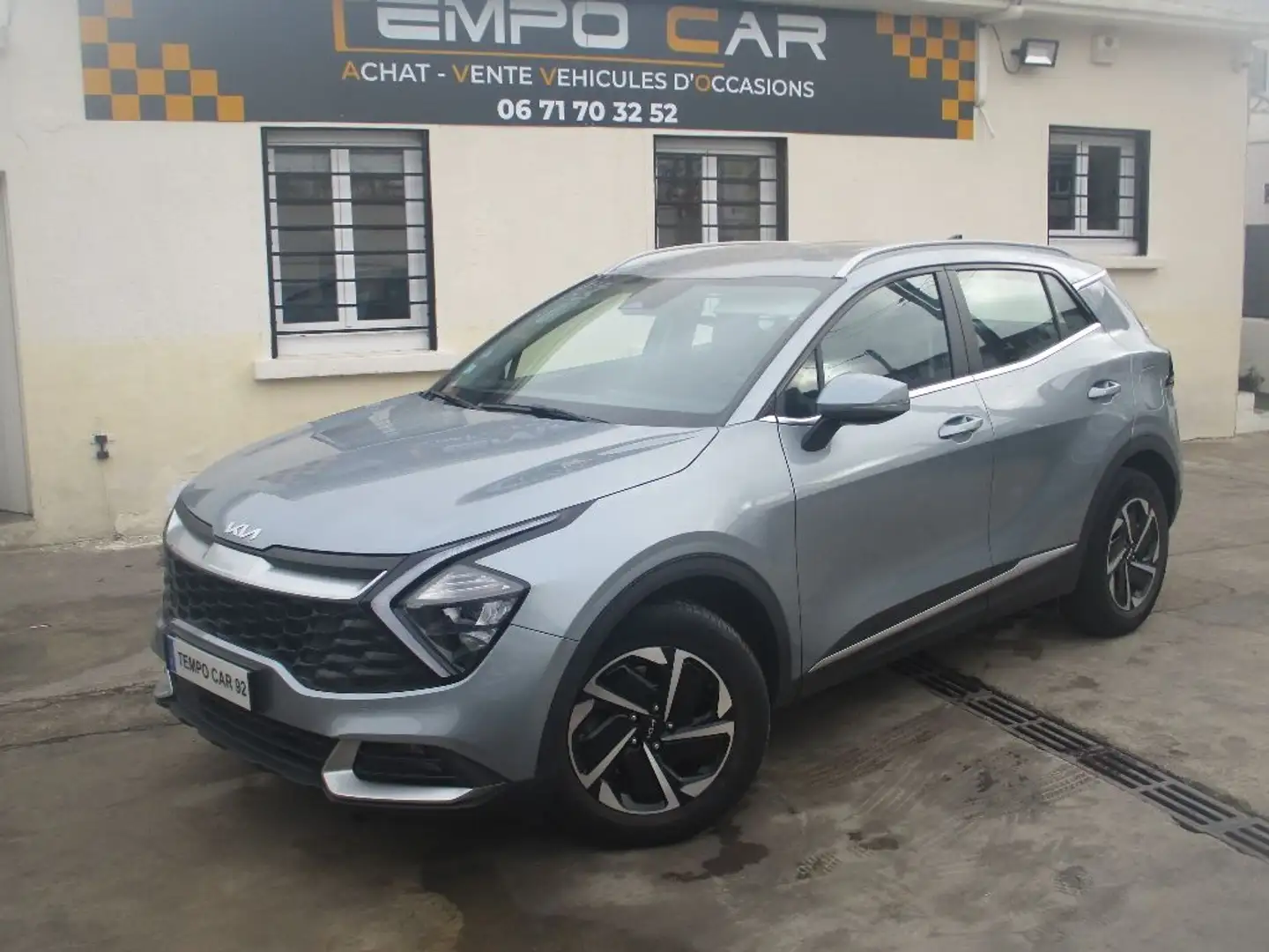 Kia Sportage 1.6 T-GDi 230ch ISG Hybride BVA6 4x2 Active Business Gris - 1