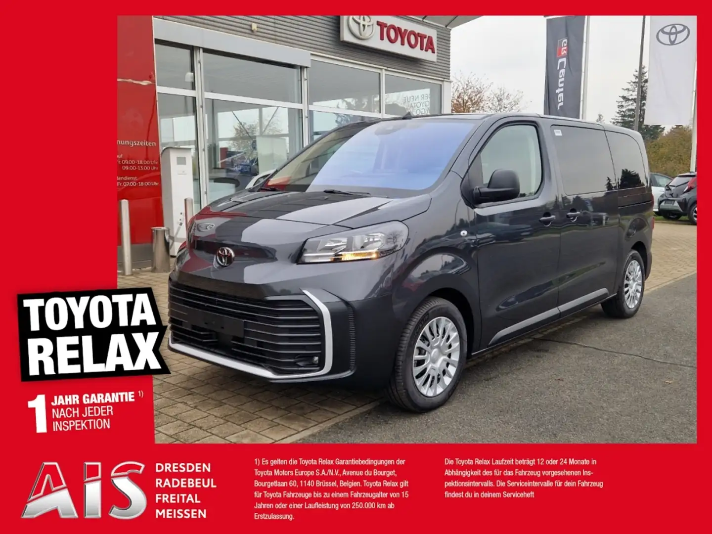 Toyota Proace Verso L1 2,0 D-4D Travelpaket Navigation Grau - 1