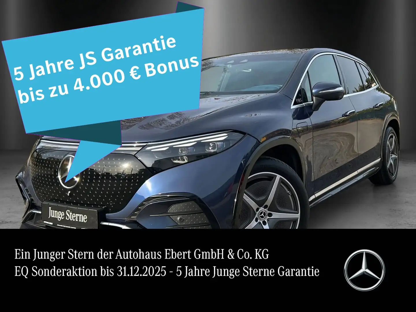 Mercedes-Benz EQS SUV EQS 450 4M SUV AMG Prem+ AHK Massage 22kw AR-HUD Bleu - 1