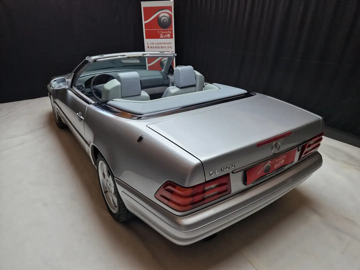 Mercedes-Benz SL 500 certificata ASI con C.R.S HARD TOP Argent - 2