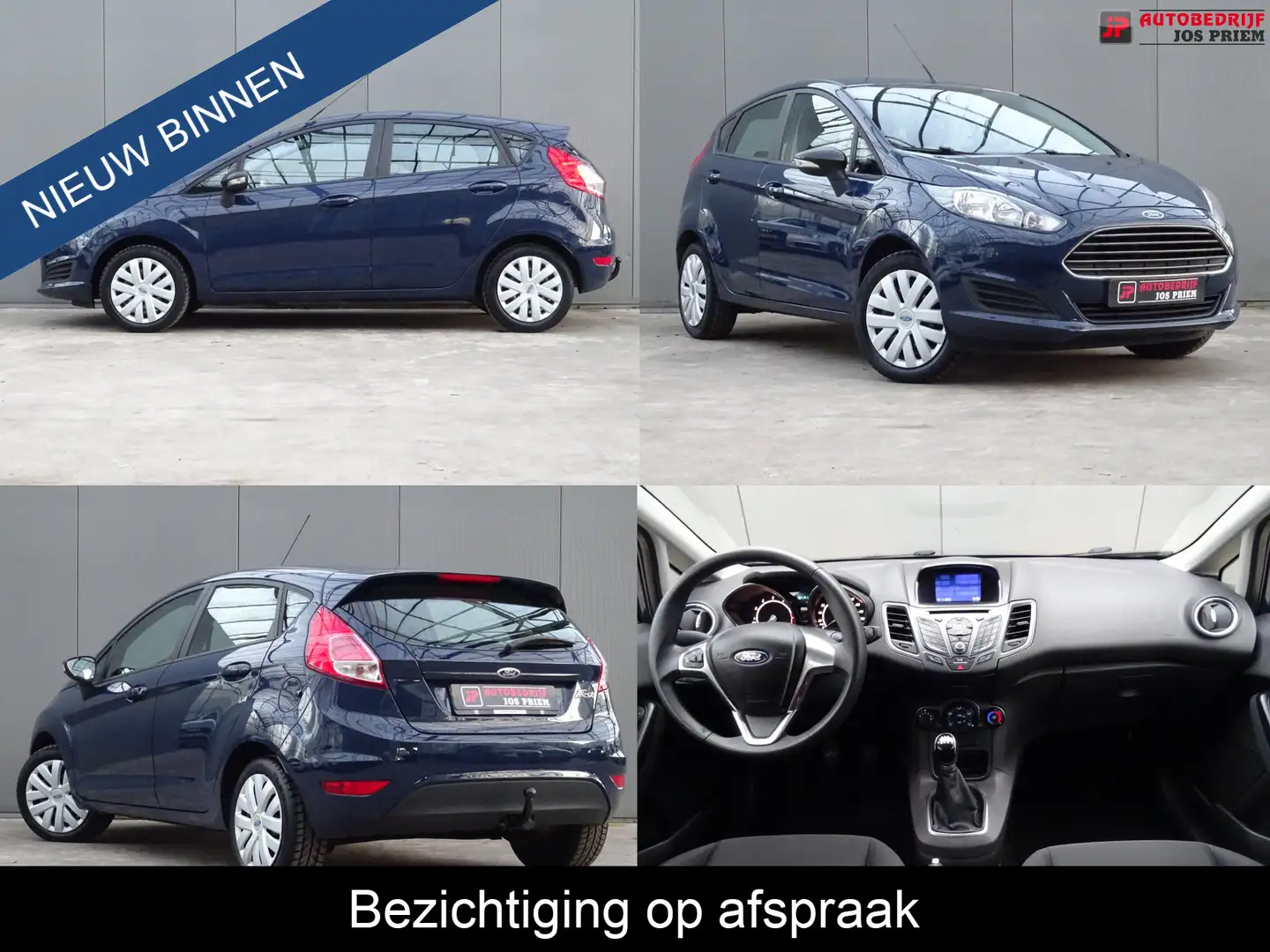 Ford Fiesta 1.0 Style * TREKHAAK * 4 SEIZOENSBANDEN !! Blau - 1