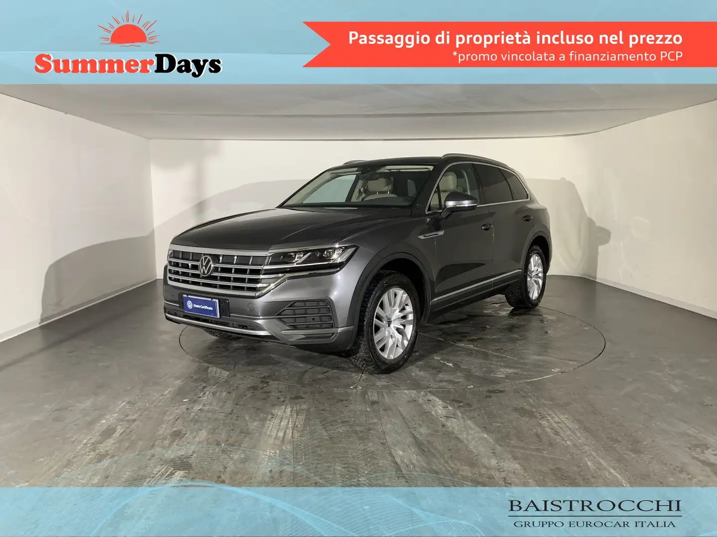 Volkswagen Touareg 3.0 v6 tdi atmosphere 231cv tiptronic Grigio - 1
