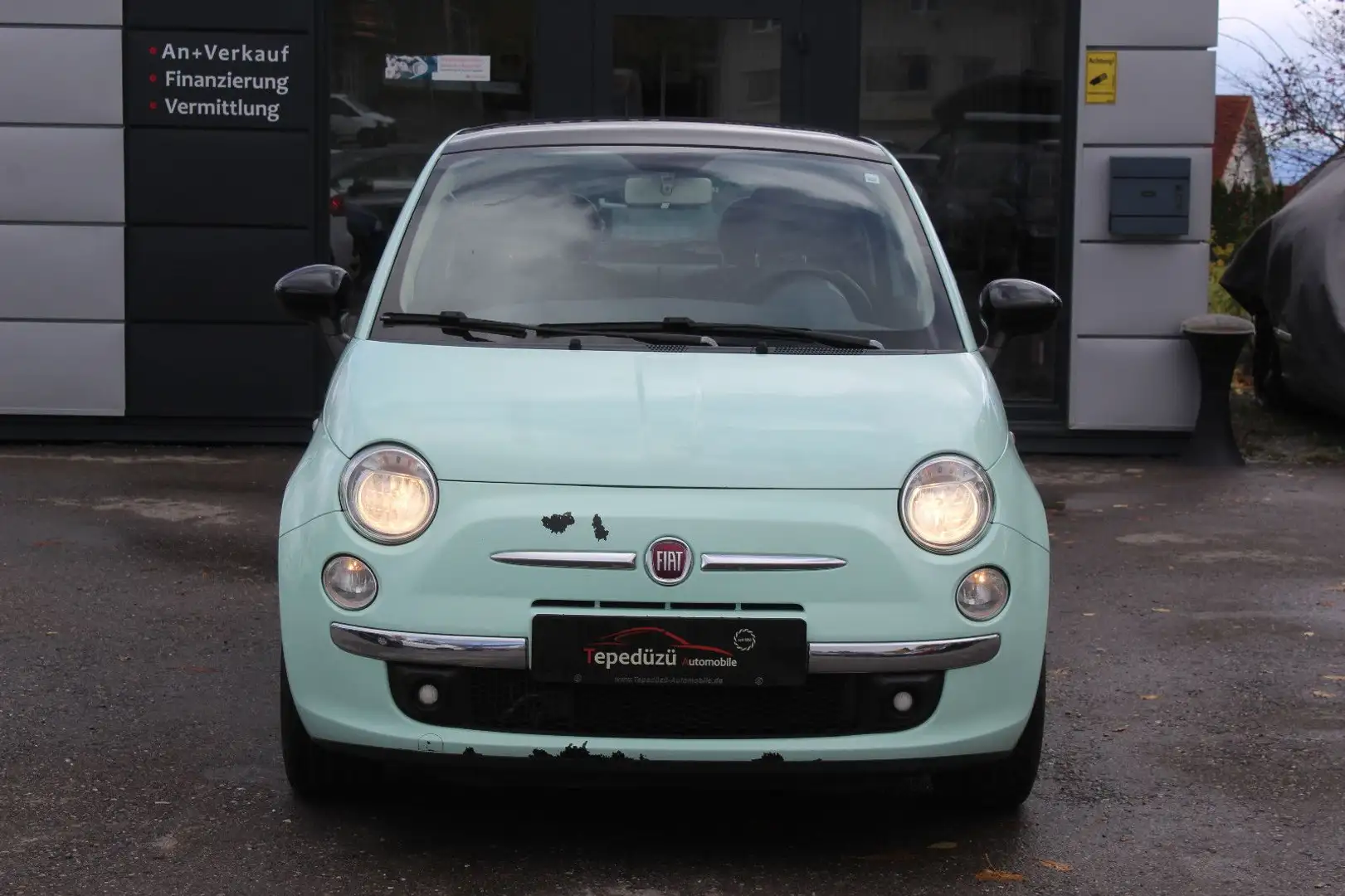 Fiat 500 *Leder*Pano*Klima*Alu*PDC* Blau - 2