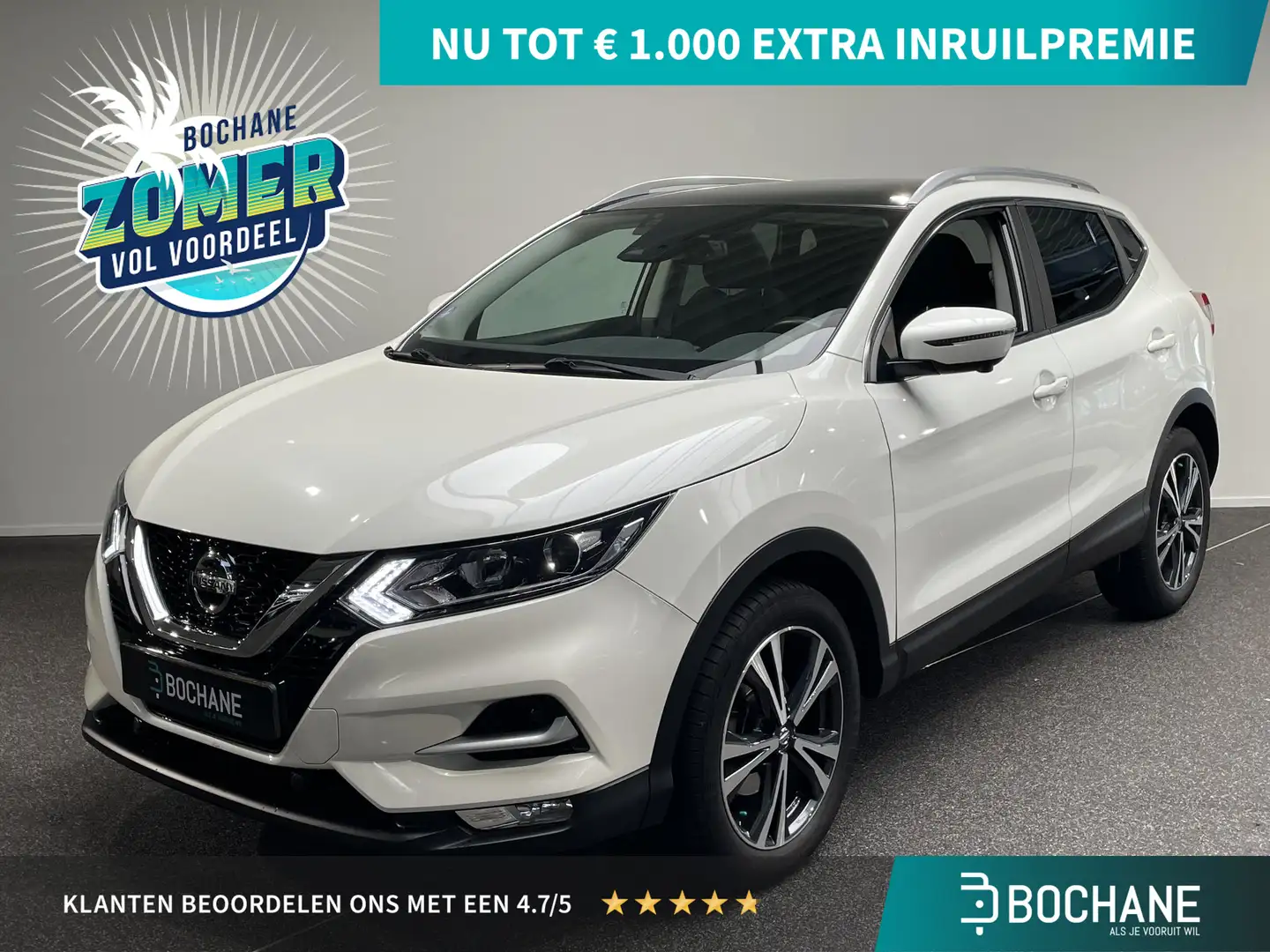 Nissan Qashqai 1.3 DIG-T N-Connecta Wit - 1