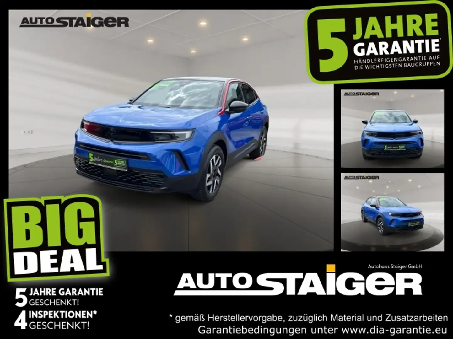 Opel Mokka-E GS AnBordLader Kamera, PDC, Azul - 1