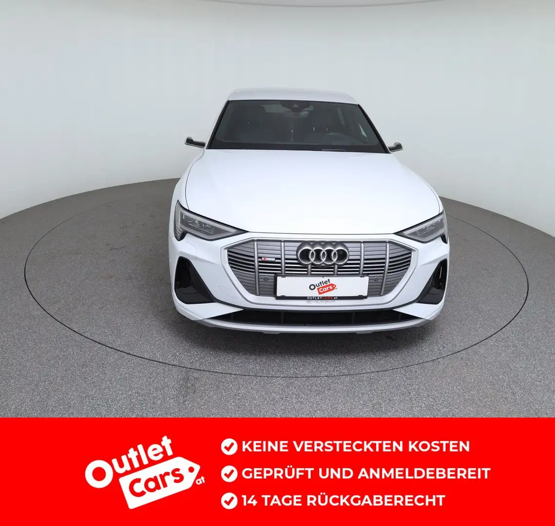 Audi e-tron 55 300 kW S line Blanc - 2