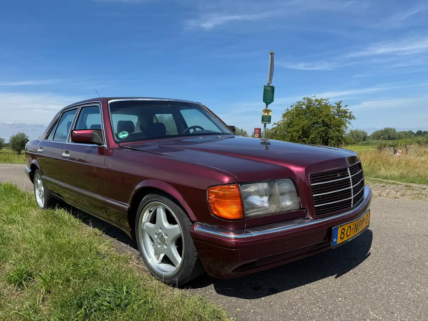 Mercedes-Benz S 300 300se w126 Rood - 2