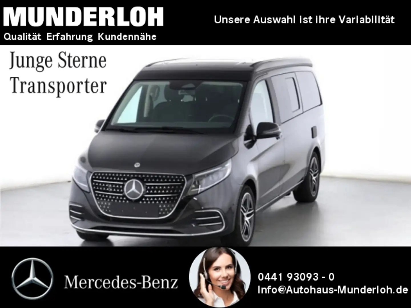 Mercedes-Benz Marco Polo V 250 d  AMG Line AIRMATIC+360°+AHK Grau - 1