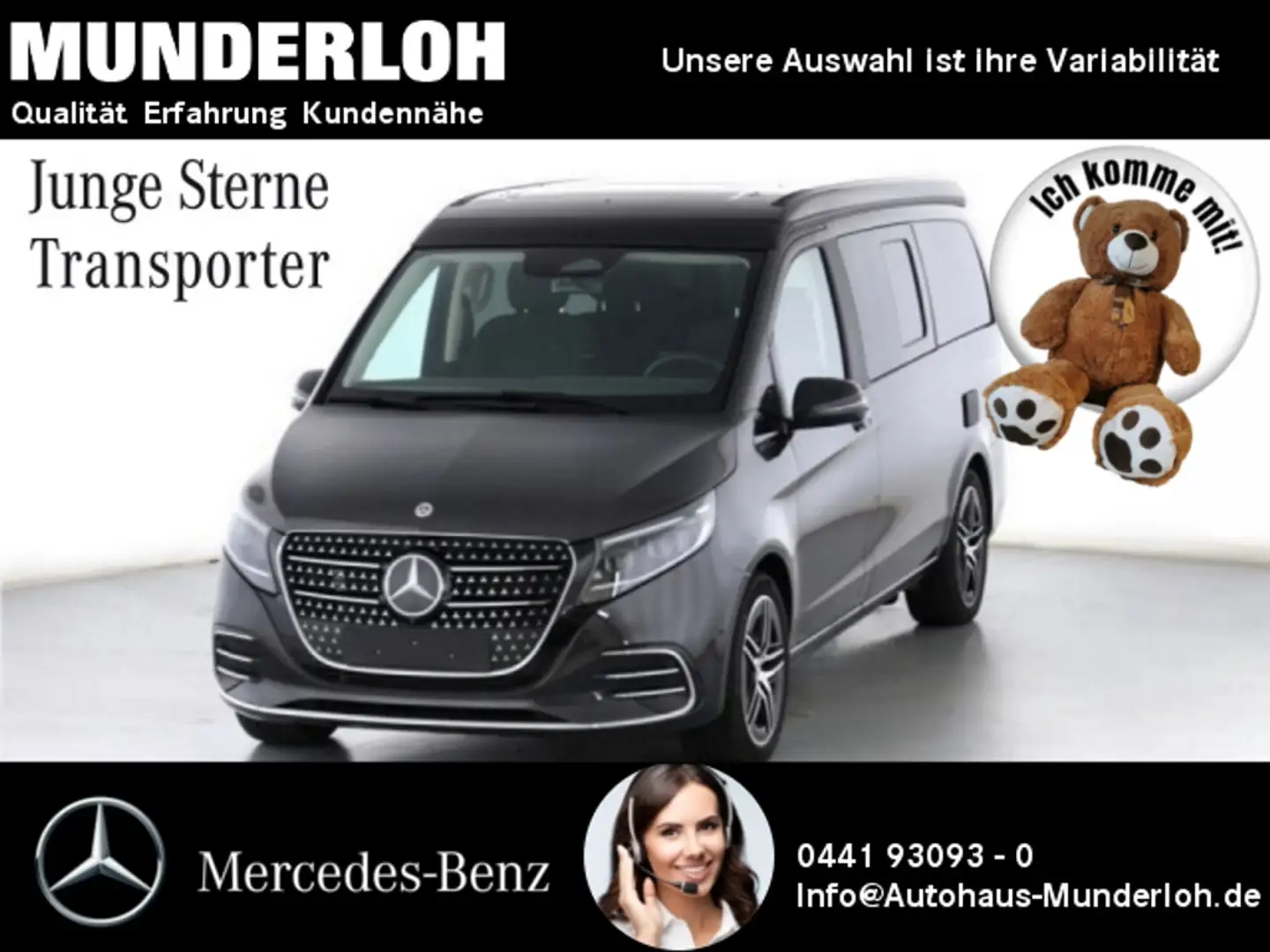 Mercedes-Benz Marco Polo V 250 d  AMG Line AIRMATIC+360°+AHK Grau - 2