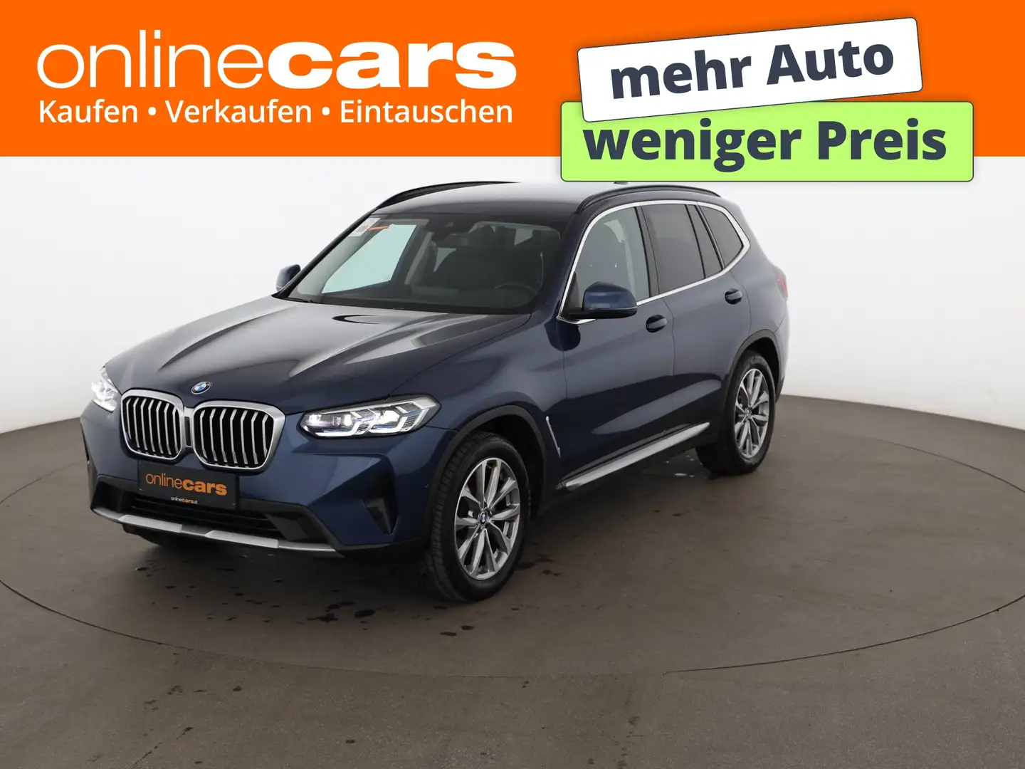 BMW X3 xDrive 20d Aut LASER HEAD-UP AHK LEDER MEMORY Blau - 1
