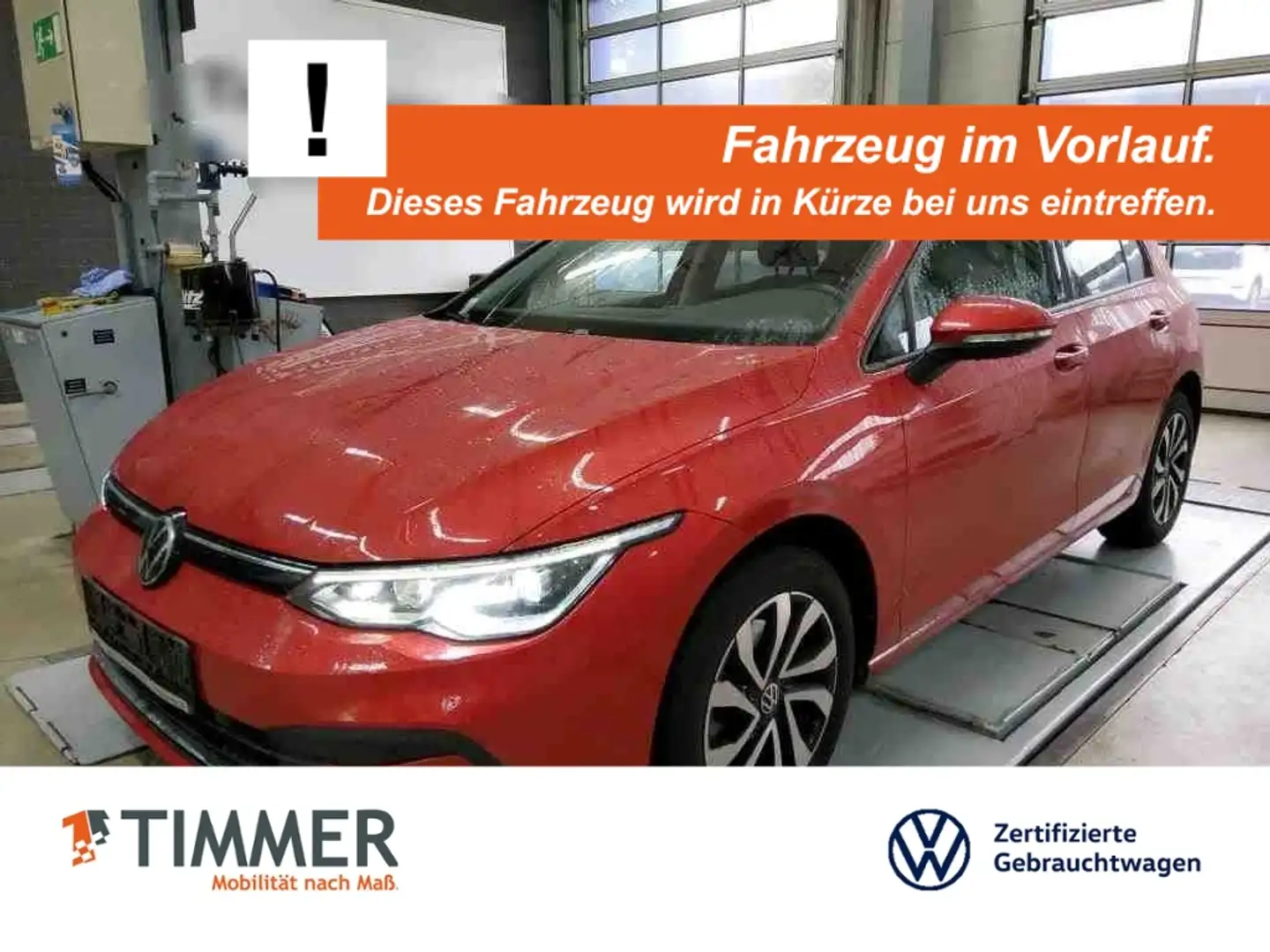 Volkswagen Golf VIII 1.5 TSI ACTIVE +LED +ACC +RKAM +VIRTUAL +NAV Rot - 1