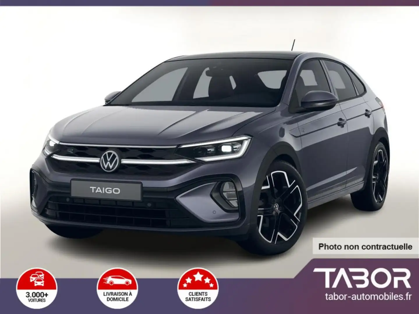 Volkswagen Taigo 1.0 TSI 115 DSG R-Line Matrix Gris - 1
