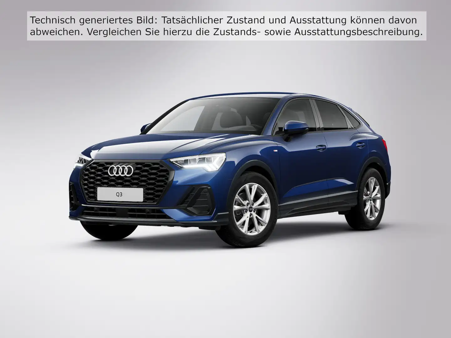 Audi Q3 35 TDI S LINE LED ALCANTARA KAMERA Blau - 2
