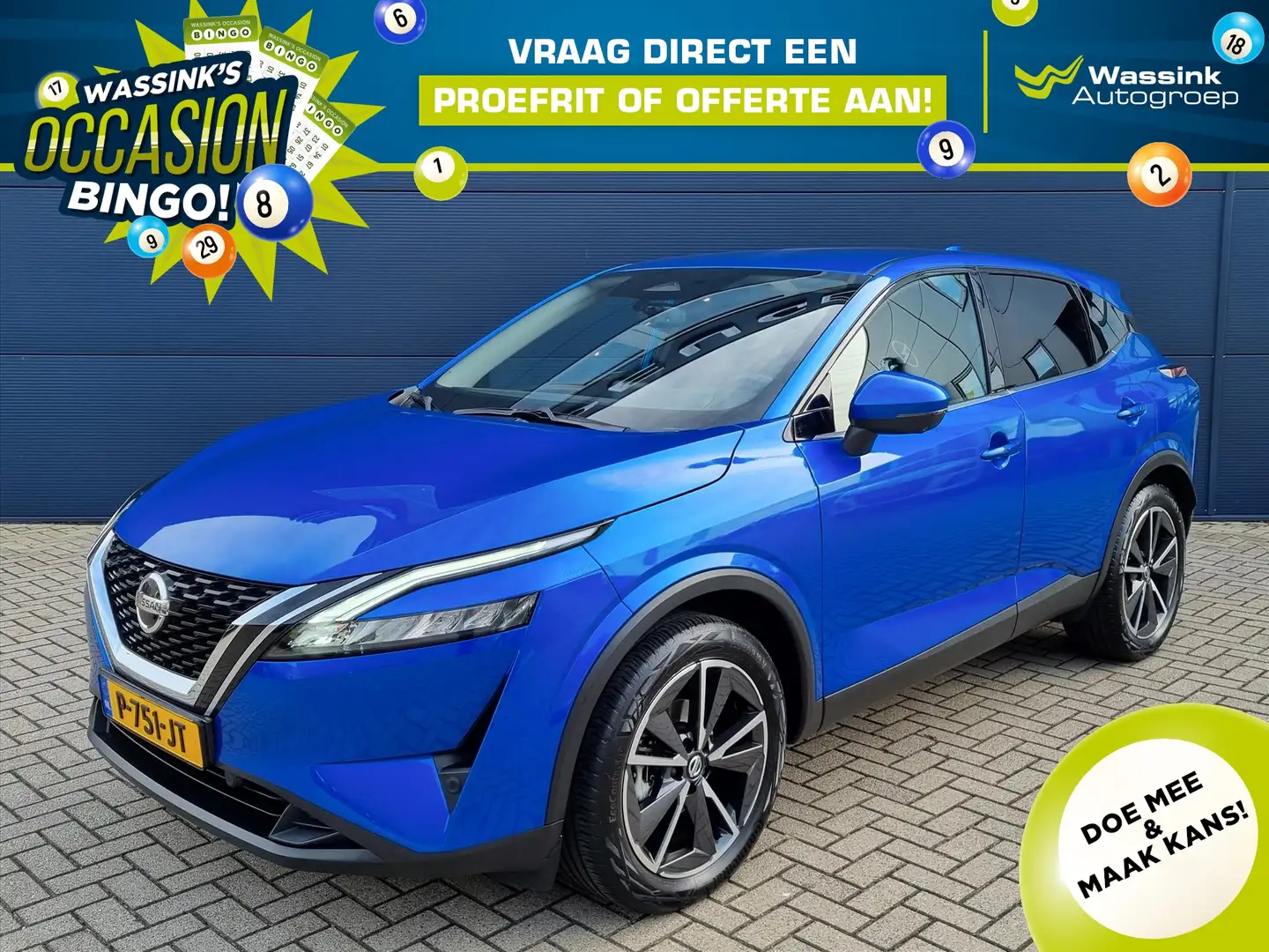 Nissan Qashqai 1.3 Mild-Hybrid 140pk N-Style | Navigatie | Apple Azul - 1