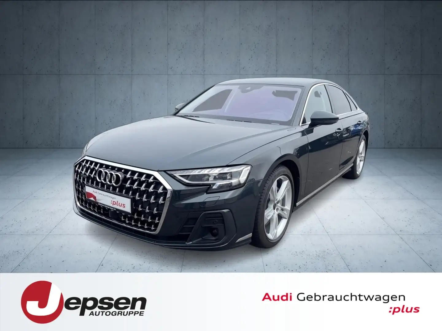 Audi A8 55 TFSI qu. tiptr. HUD Stdhzg. Matrix Luft Grau - 1