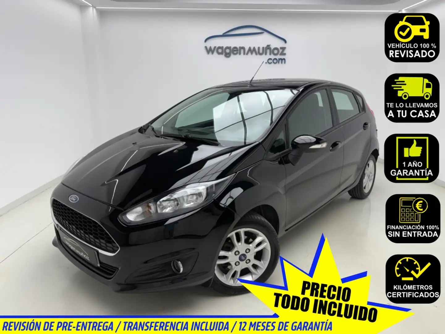 Ford Fiesta 1.25 Trend Negro - 1
