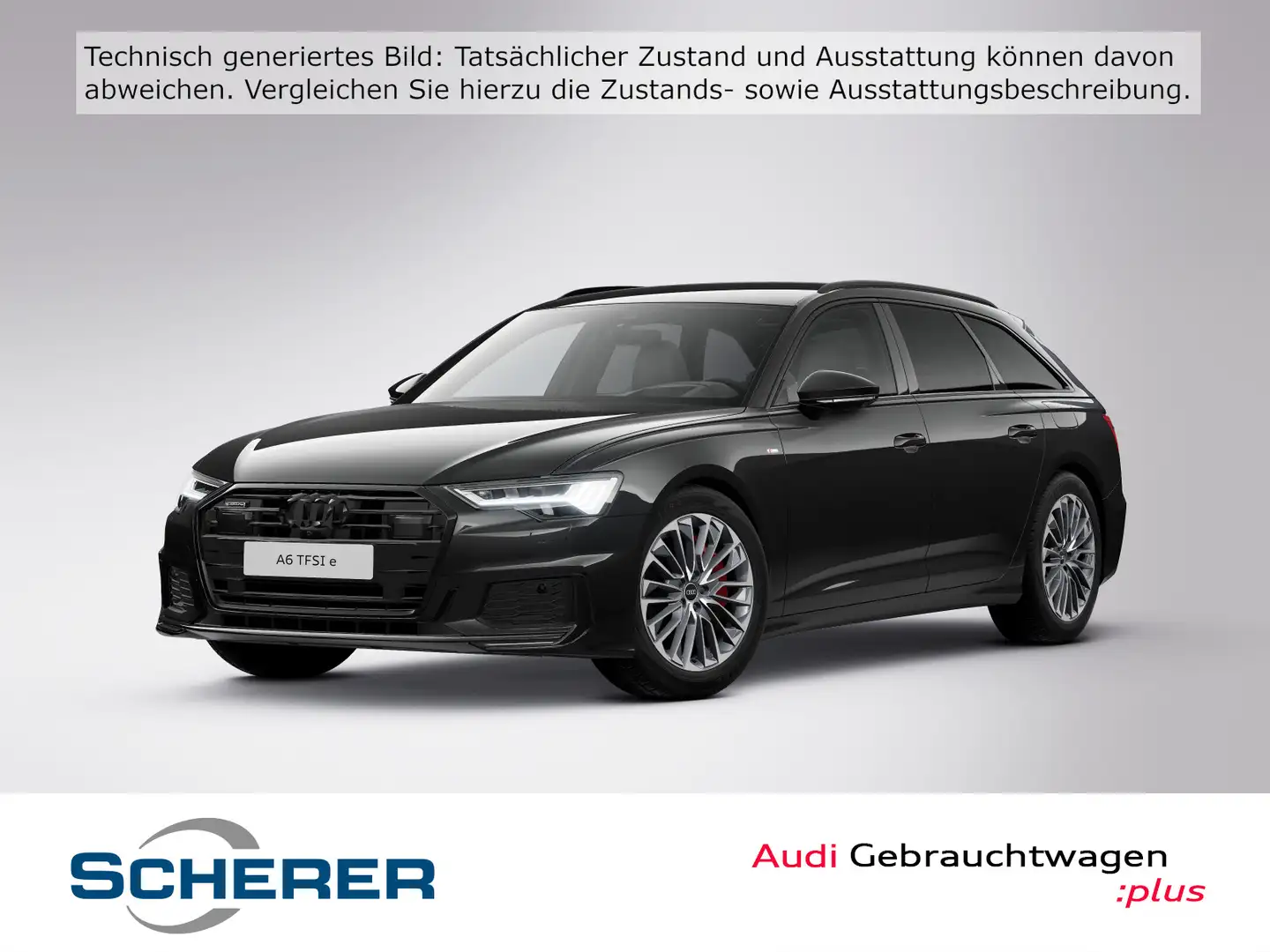 Audi A6 55 TFSIe quattro S tron. B&O HD-MAT HUD Schwarz - 1