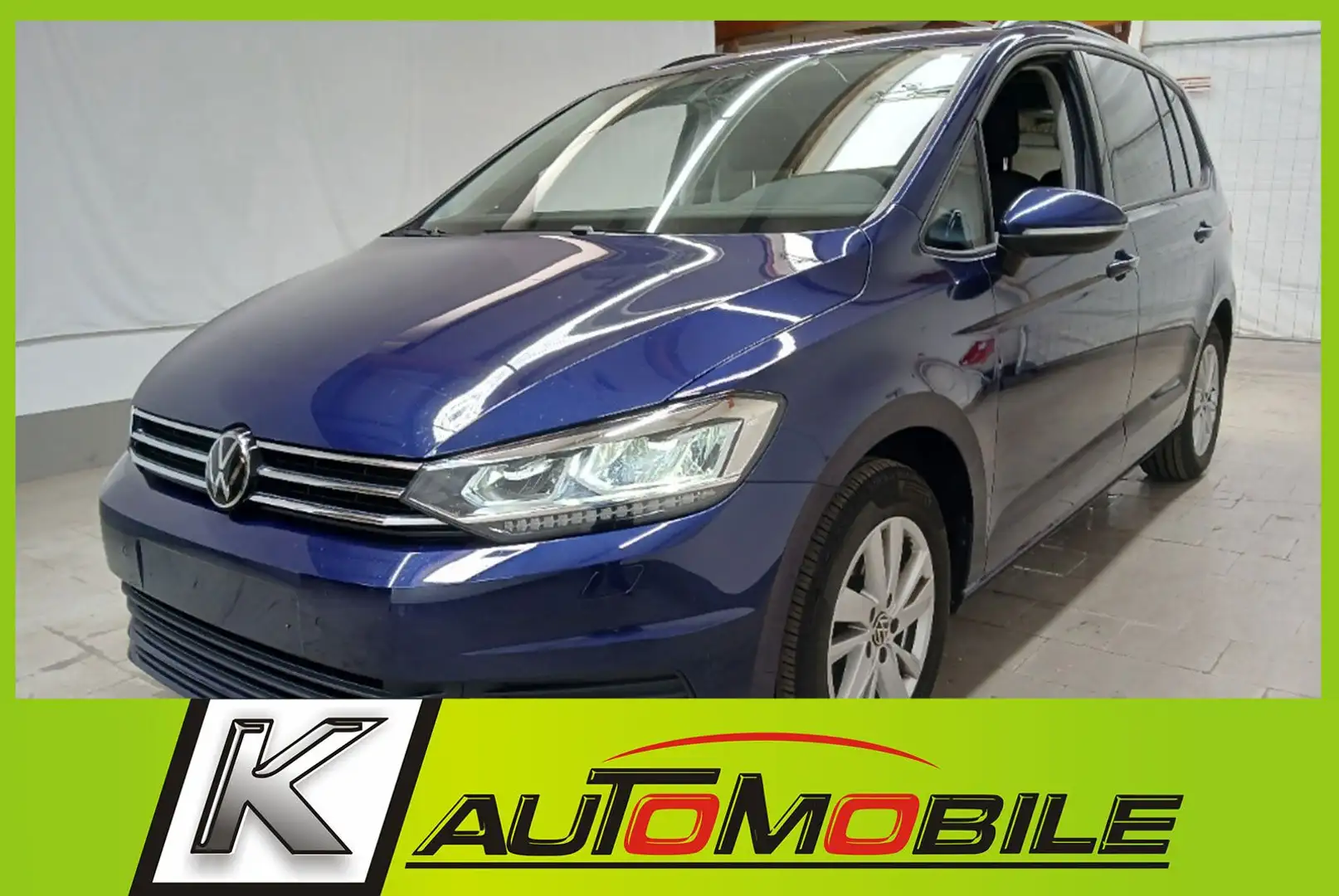 Volkswagen Touran 1,5TSI Comf. LED+STHZ+Kamera+7-Sitzer+AHK Niebieski - 1