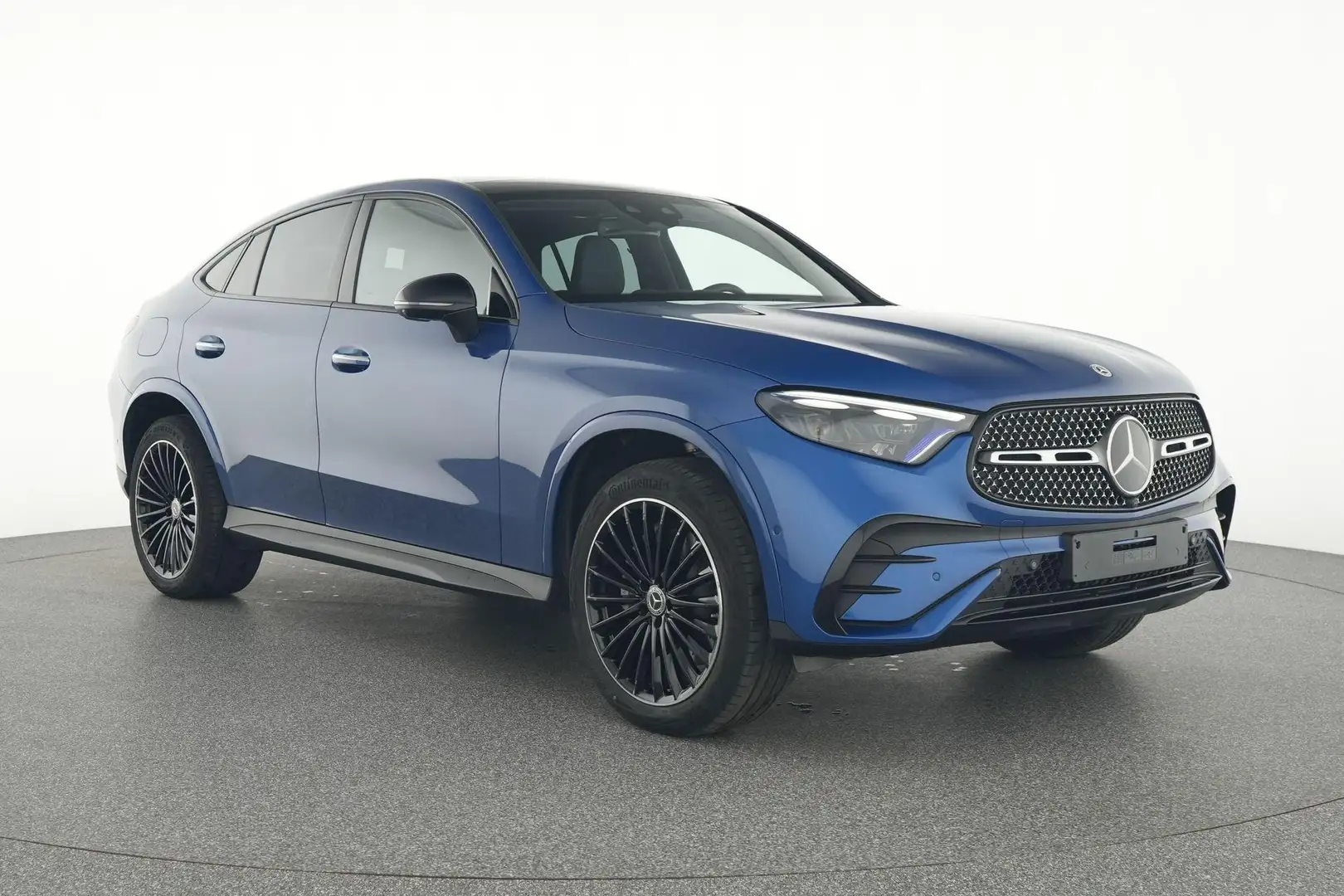 Mercedes-Benz GLC 300 e 4MATIC Coupé AMG Line | Panoramisch Dak | Burmes Blauw - 2