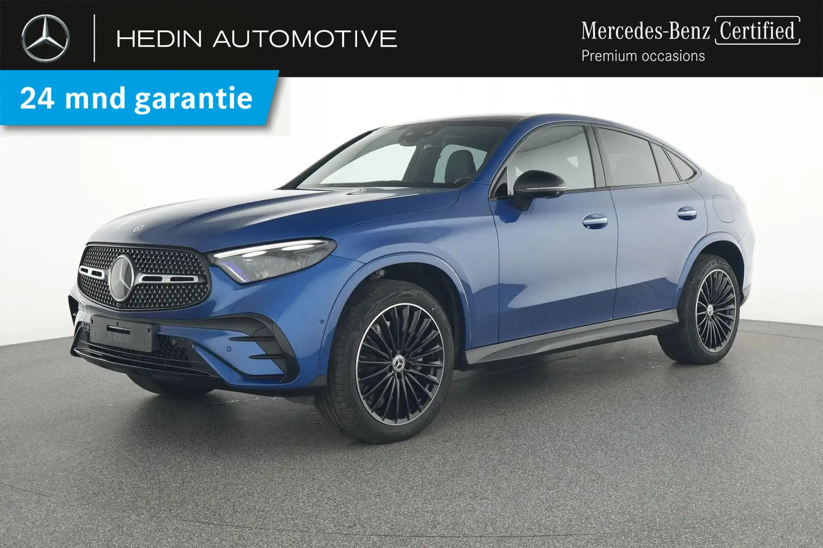 Mercedes-Benz GLC 300 e 4MATIC Coupé AMG Line | Panoramisch Dak | Burmes Blauw - 1
