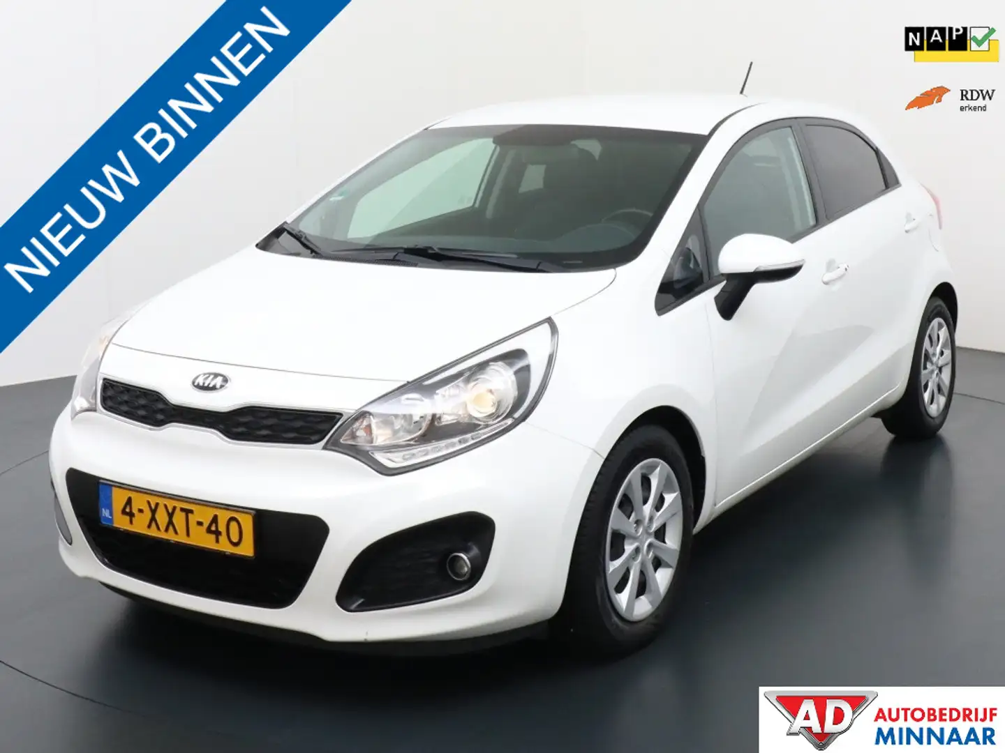 Kia Rio 1.2 CVVT BusinessL. VERKOCHT Wit - 1